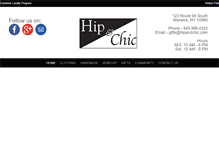 Tablet Screenshot of hipandchic.com